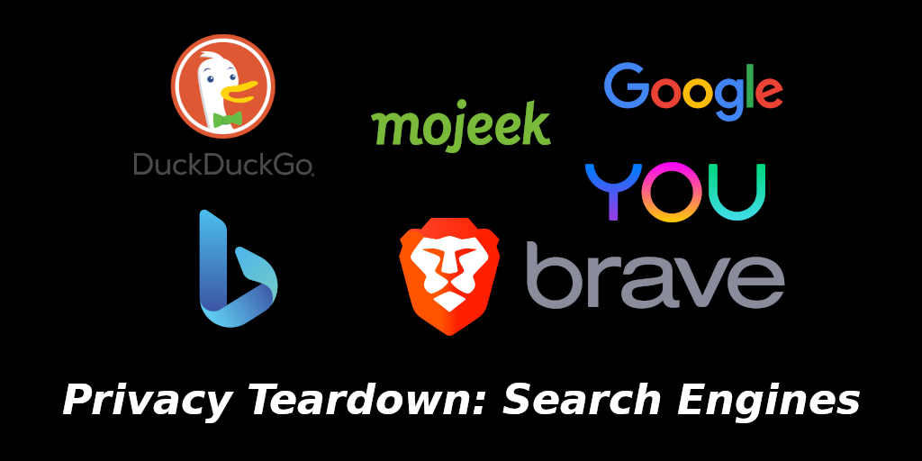 Privacy Teardown: Search Engines