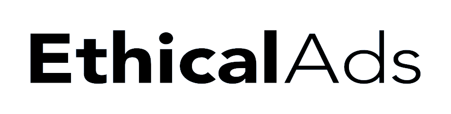 EthicalAds logo black on white